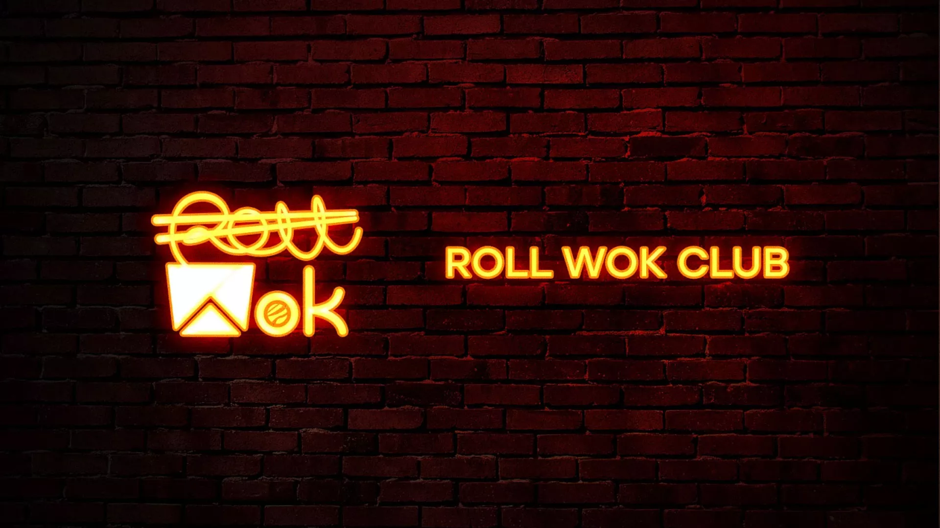 Разработка интерьерной вывески суши-бара «Roll Wok Club» в Тетюшах